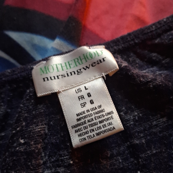 Motherhood Heathered Plum Scoop Neck Tank - Picture 2 of 3